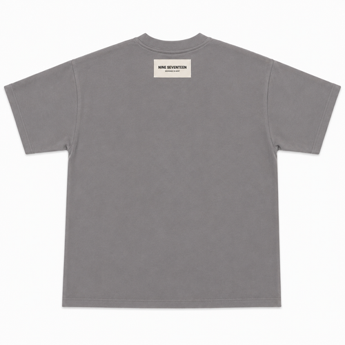 Short Sleeve 100% Cotton T-Shirt - Grey